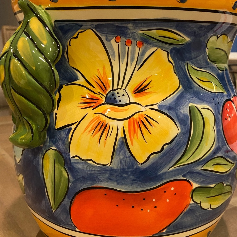 New with box - Amalfi Ceramic Biscuit Jar